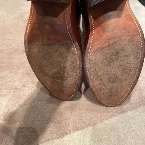 Frye Brown Boots Classic Western Leather - Picture 3 of 5